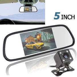5» εφεδρικός καθρέφτης καμερών αυτοκινήτων επίδειξης PAL/NTSC με τη κάμερα αντιστροφής 4 οδηγήσεων