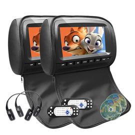 1080P Headrest DVD αυτοκινήτων κάλυψης δέρματος συνεχές ρεύμα 6V οργάνων ελέγχου - παροχή ηλεκτρικού ρεύματος 18V